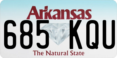 AR license plate 685KQU