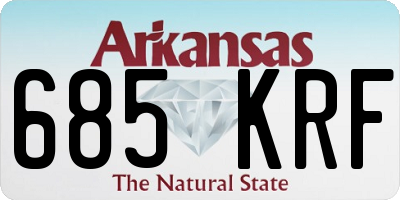 AR license plate 685KRF