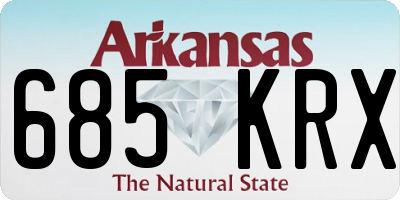 AR license plate 685KRX