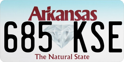 AR license plate 685KSE
