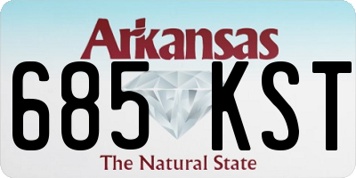 AR license plate 685KST