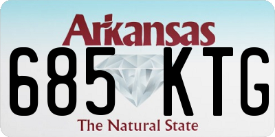 AR license plate 685KTG