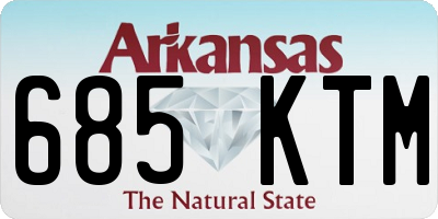 AR license plate 685KTM