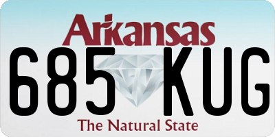 AR license plate 685KUG