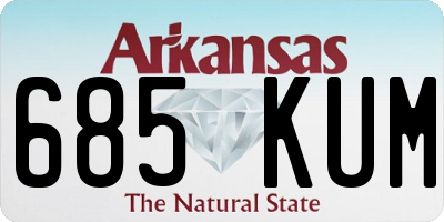 AR license plate 685KUM