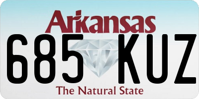 AR license plate 685KUZ