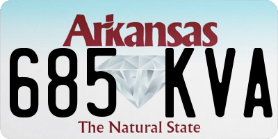 AR license plate 685KVA