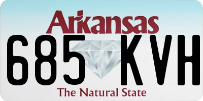 AR license plate 685KVH