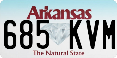 AR license plate 685KVM