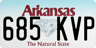AR license plate 685KVP