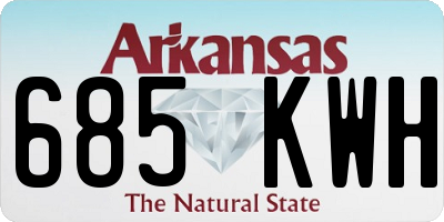 AR license plate 685KWH