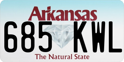 AR license plate 685KWL