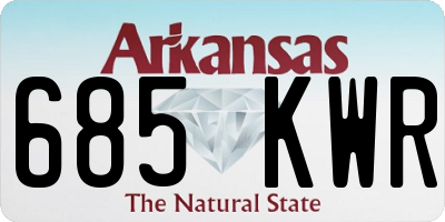 AR license plate 685KWR