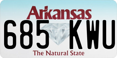 AR license plate 685KWU