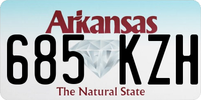 AR license plate 685KZH