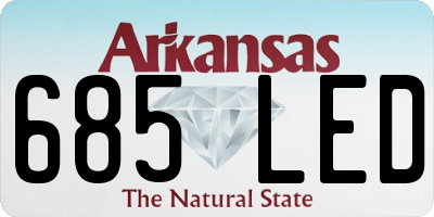 AR license plate 685LED