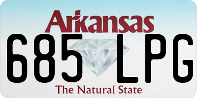 AR license plate 685LPG