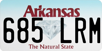 AR license plate 685LRM