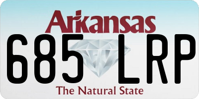 AR license plate 685LRP