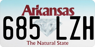 AR license plate 685LZH
