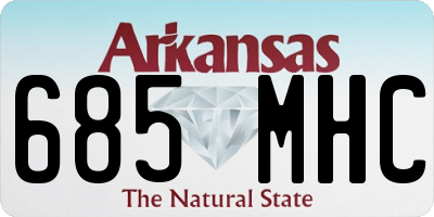 AR license plate 685MHC