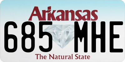 AR license plate 685MHE