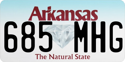 AR license plate 685MHG