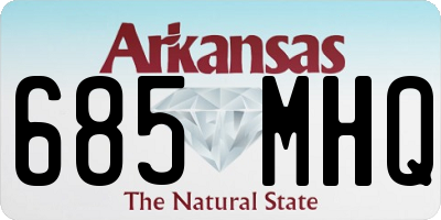 AR license plate 685MHQ