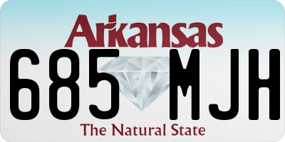 AR license plate 685MJH