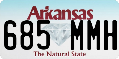 AR license plate 685MMH