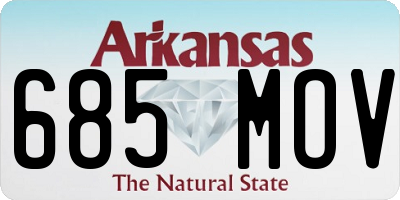 AR license plate 685MOV