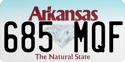 AR license plate 685MQF