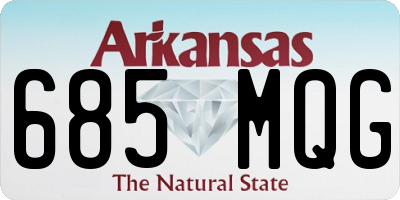 AR license plate 685MQG