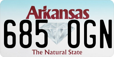 AR license plate 685OGN