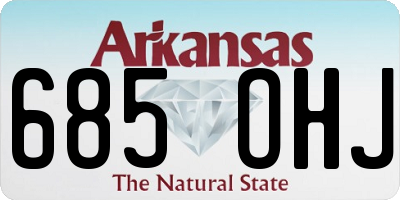 AR license plate 685OHJ