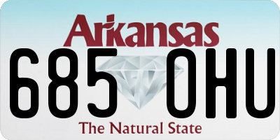 AR license plate 685OHU