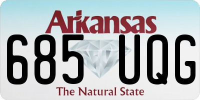 AR license plate 685UQG