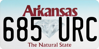 AR license plate 685URC