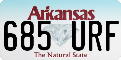 AR license plate 685URF