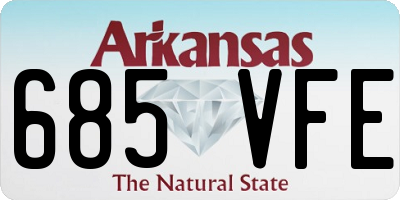 AR license plate 685VFE