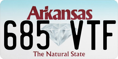 AR license plate 685VTF