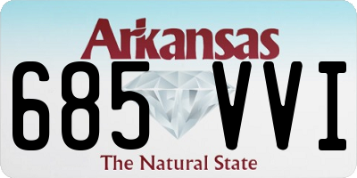 AR license plate 685VVI