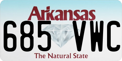 AR license plate 685VWC