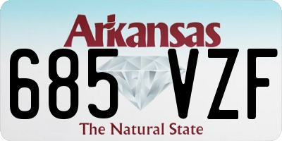 AR license plate 685VZF
