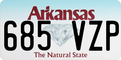 AR license plate 685VZP