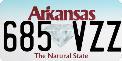 AR license plate 685VZZ