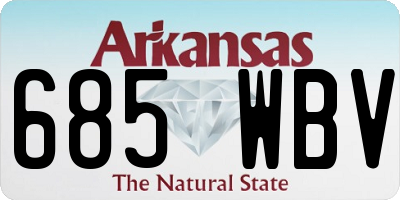 AR license plate 685WBV