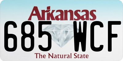 AR license plate 685WCF
