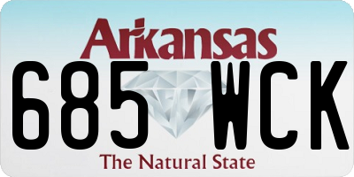 AR license plate 685WCK