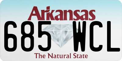 AR license plate 685WCL